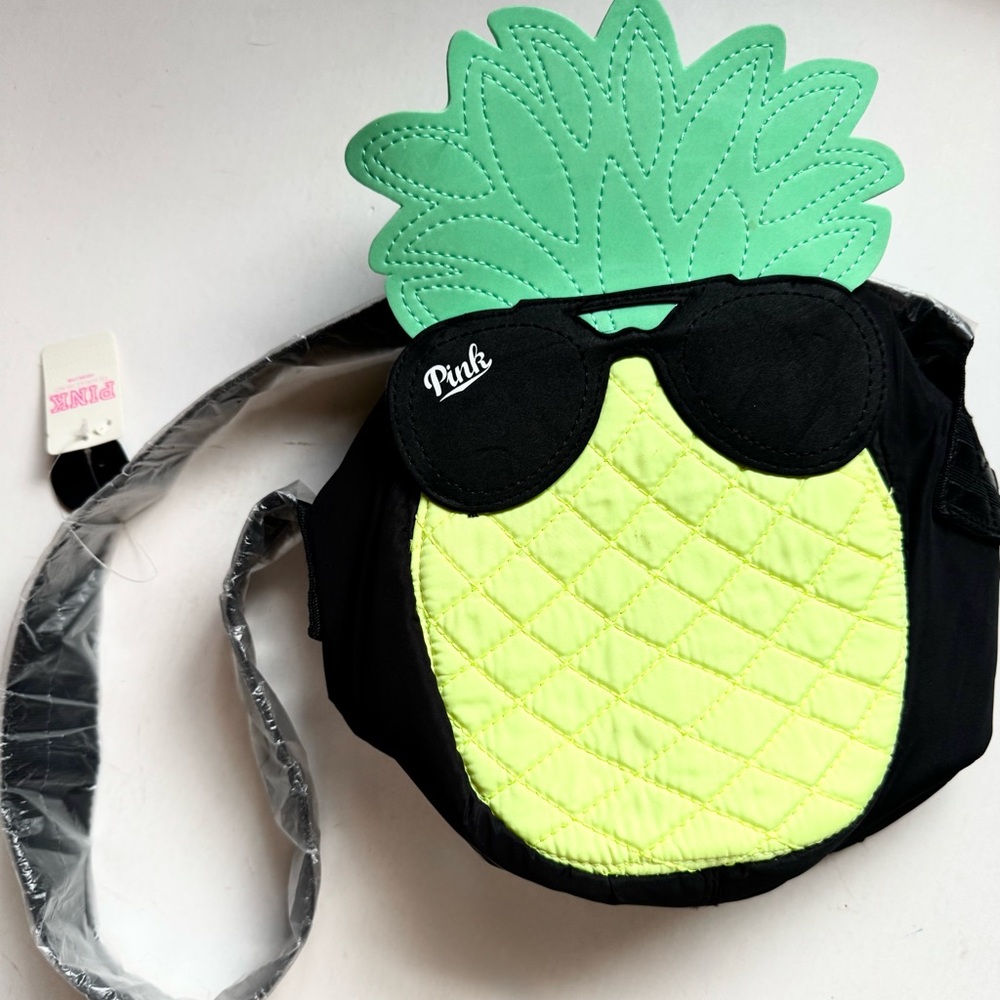 NWT Pink Pineapple Purse/Lunchbox